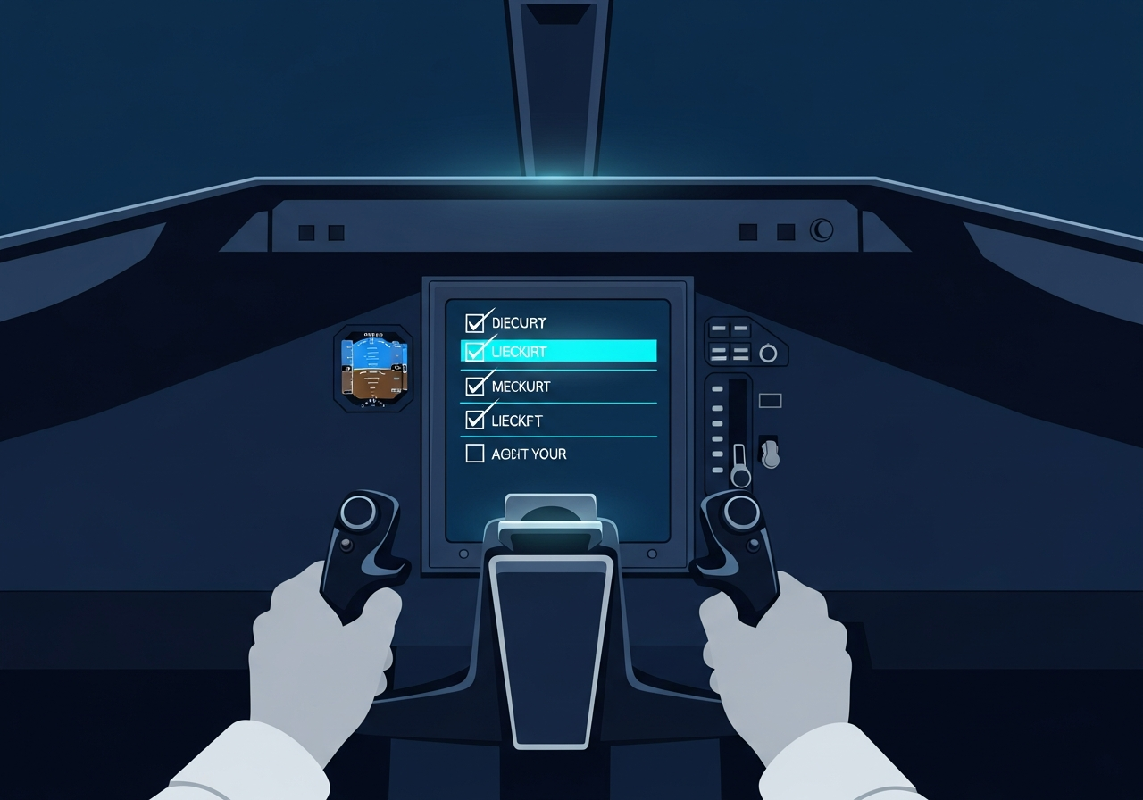Pre-Flight Checklist Simulation
